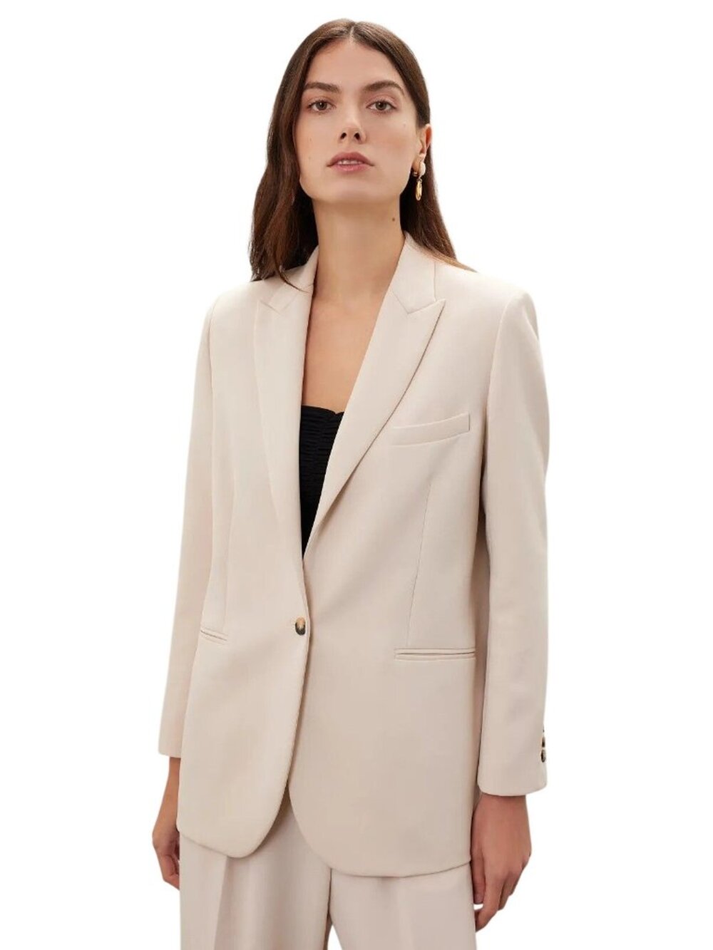 ba&sh Sylvana Jacket in Cream XSmall Womens Blazer
